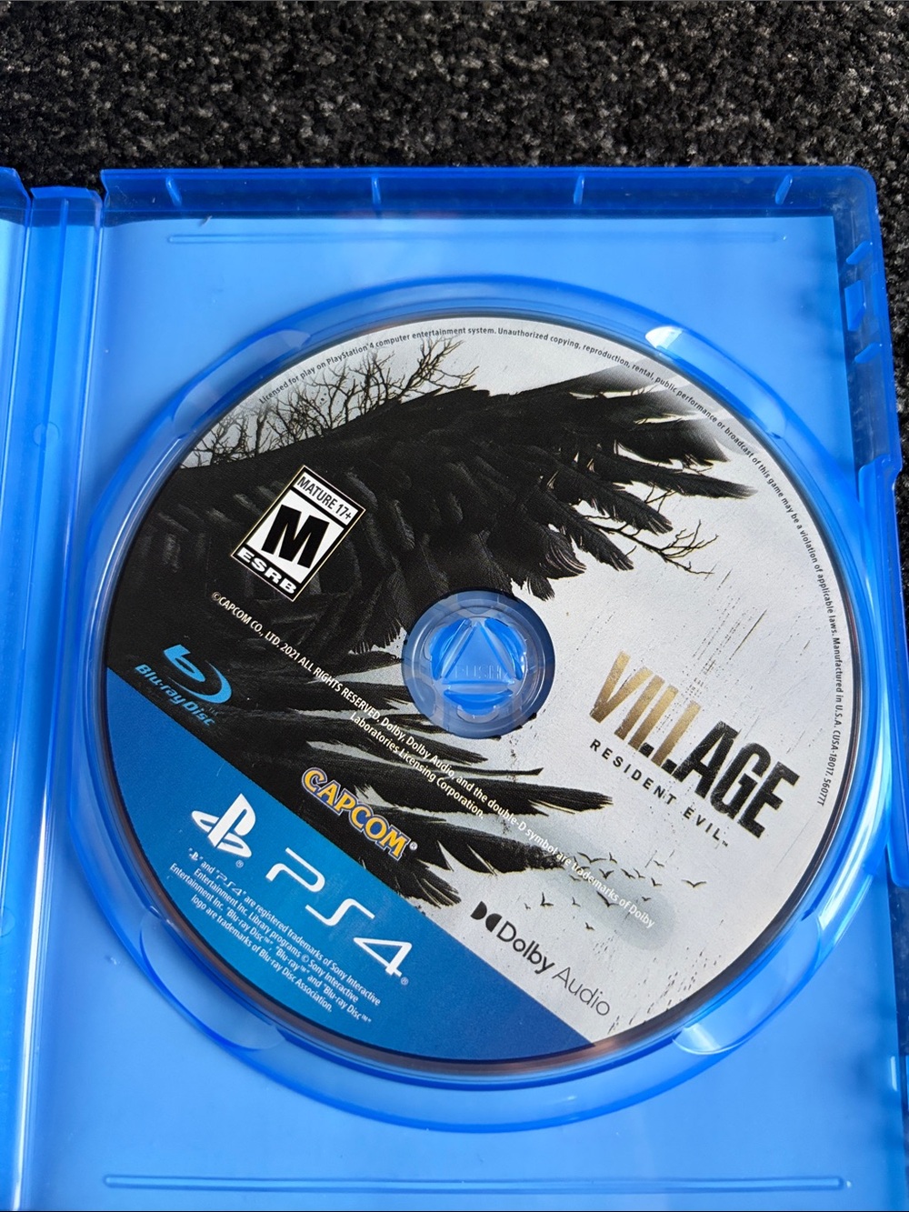 Capcom Resident Evil Village (PS4) - Black/Blue Case - Picture 2 of 3